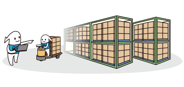 物流センターアウトソーシングサービス イメージ