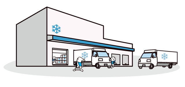 三温度帯配送サービス イメージ